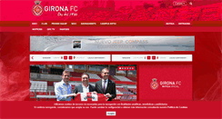 Desktop Screenshot of gironafc.cat