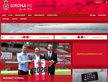 Tablet Screenshot of gironafc.cat